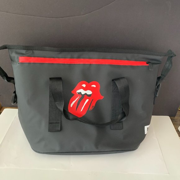 ROLLING STONES BIG BLACK NO FILTER TOUR VIP MERCHANDISE INSULATED TOTE BAG NEW